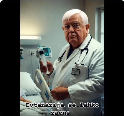 Afera: Podporniki referenduma s pomočjo umetne inteligence nad Milana Kučana in Slavoja Žižka