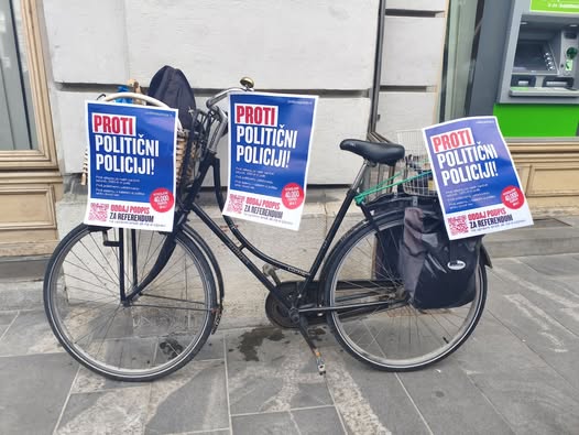 (V ŽIVO) “Prva javna preiskava politične policije ” – Protestna kolesarska skupščina Jaše Jenulla že v akciji
