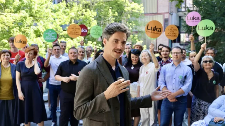 (VIDEO) Kandidatura: Luka Mesec pravi, da bo Ljubljani “vrnil dušo”